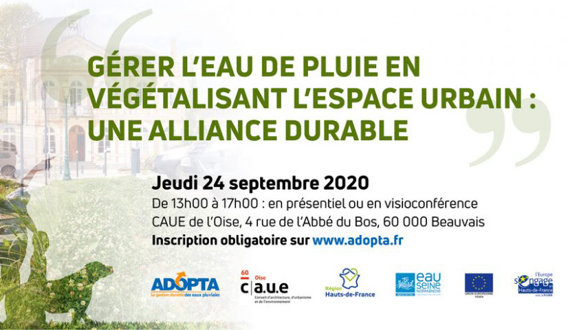 Conférence-débat : « Gérer l’eau de pluie en végétalisant l’espace urbain : une alliance durable »