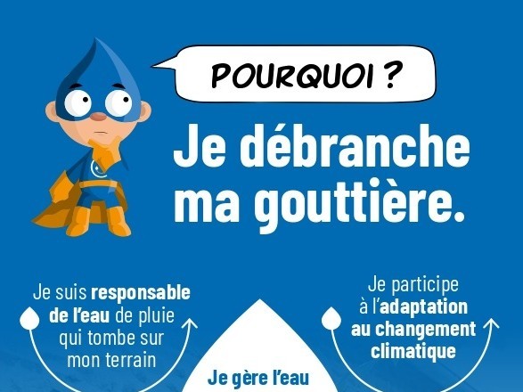 NOUVELLE PUBLICATION – Plaquette « Je débranche ma gouttière »